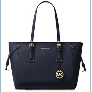 Navy Michael kors tote